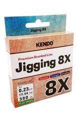 Jigging 8x Flash 300 Mt Örgü Ip (FLUO GREEN) 0,16mm