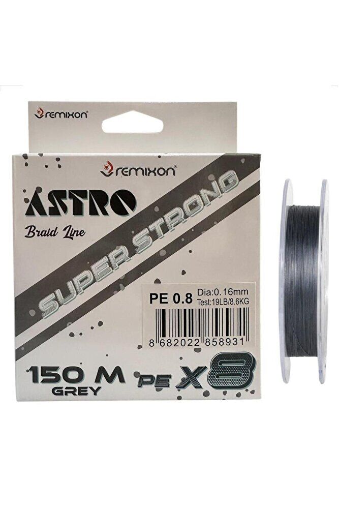 Remixon Astro 8x 0.16mm 150m Grey Ip Misina