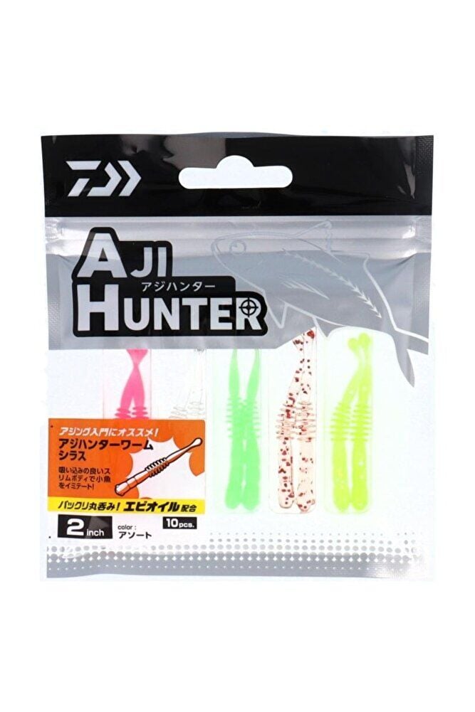 DAIWA AJI HUNTER WORM RING 2'' 10 Adet