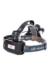 3 Başlıklı Şarjlı Kafa Feneri Wt-256