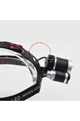 Watton 3 Başlıklı Şarjlı Kafa Feneri Wt-256