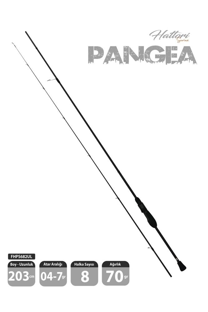 Fujin Hattori Pangea 203cm 04-7gr LRF Kamışı 682UL